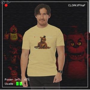 Cloak FNAF Yellow T-shirt Golden Freddy Mens Large